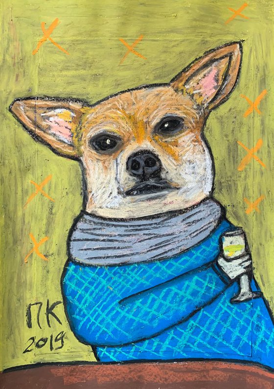Drinking dog #73