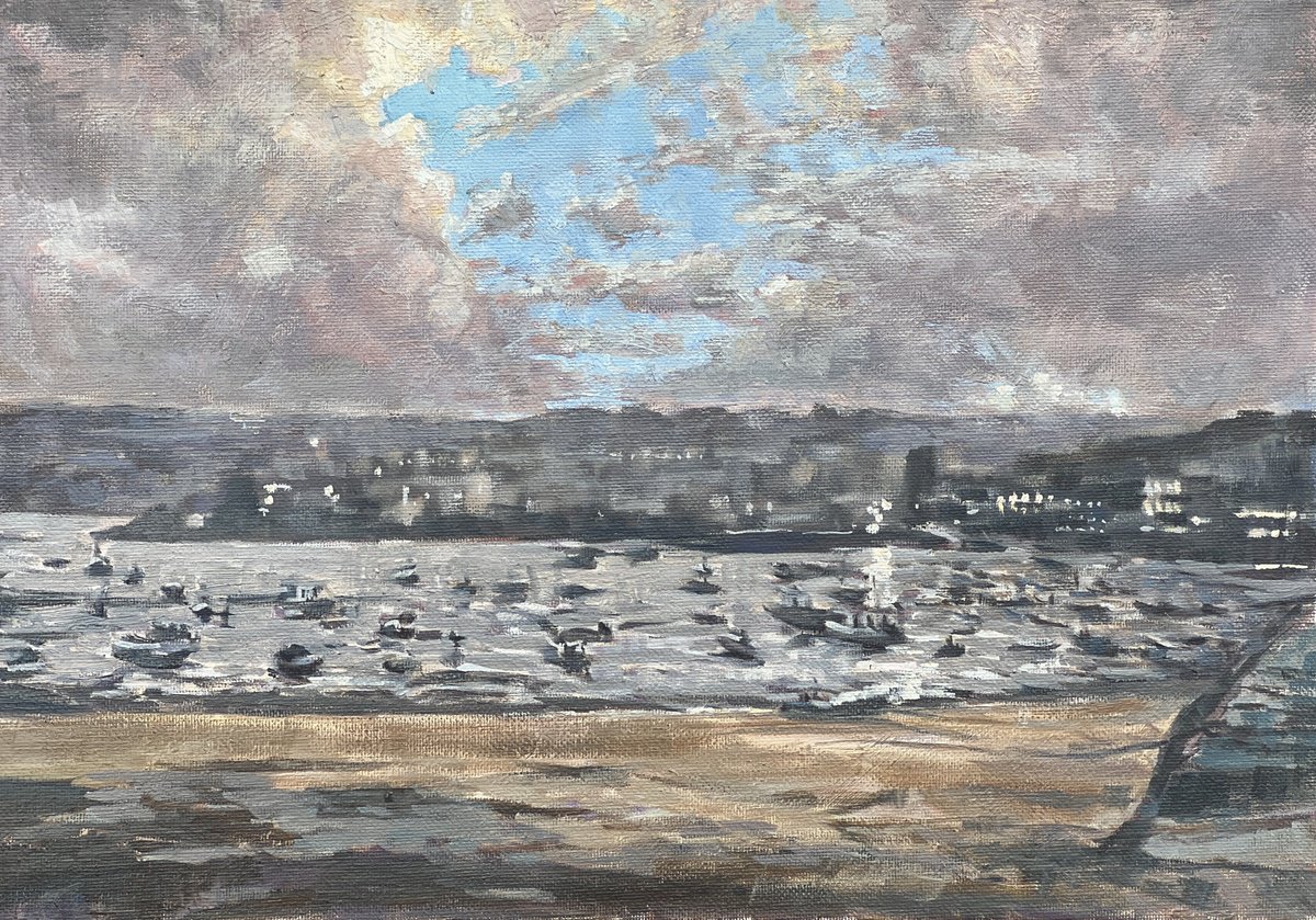 St Ives after the rain by Louise Gillard