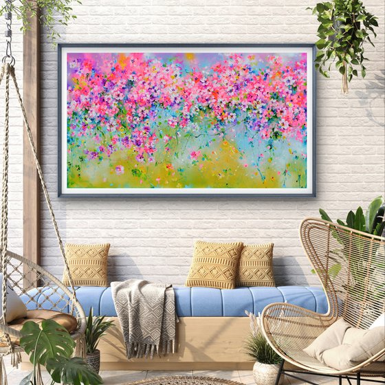 Sakura Pink Cherry Tree Blossom