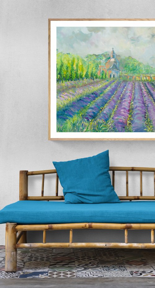 Lavender in Provence 2024 by Lesley Blackburn