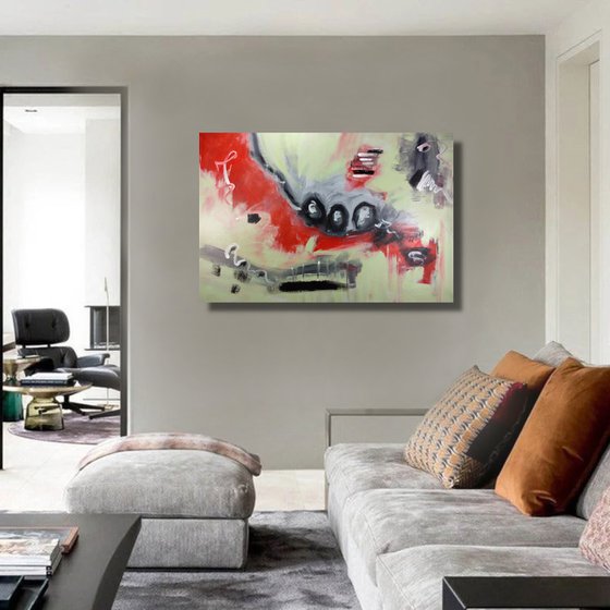 large paintings for living room/extra large painting/abstract Wall Art/original painting/painting on canvas 120x80-title-c781