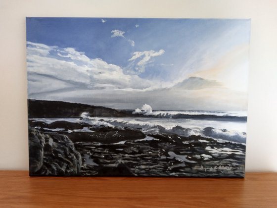 Rocks and waves