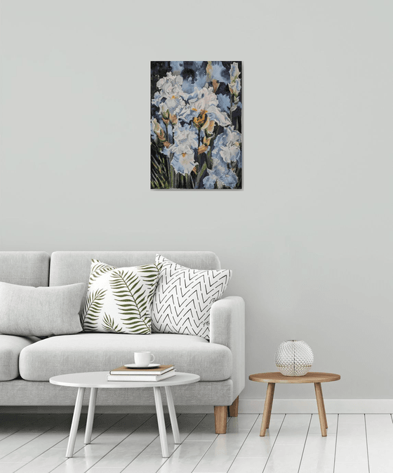WHITE IRISES #6