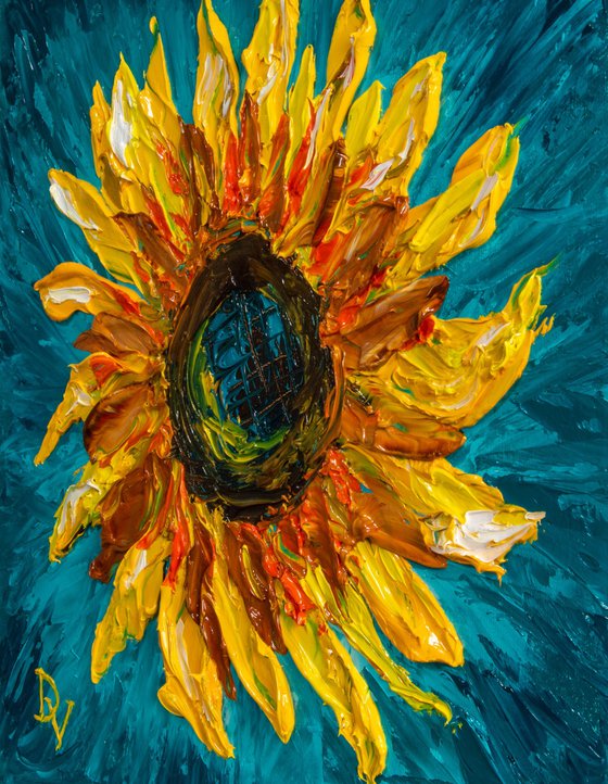 Sunny flower of hope