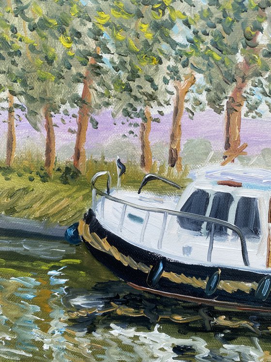 Dutch canal boat