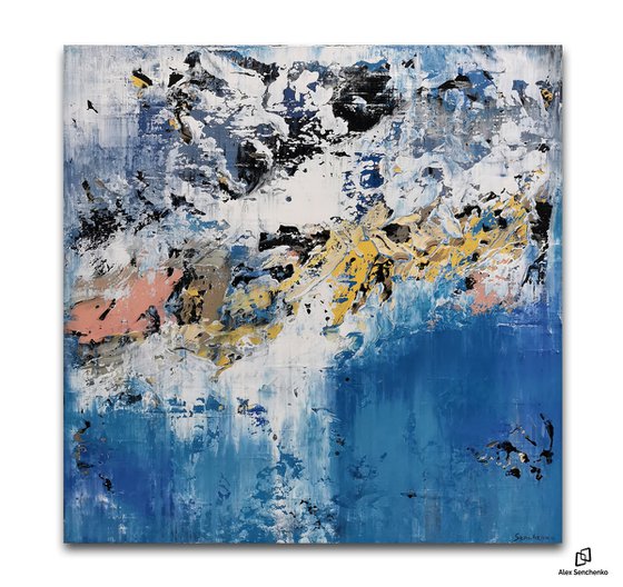 100x100cm. / abstract painting / Abstract 2152