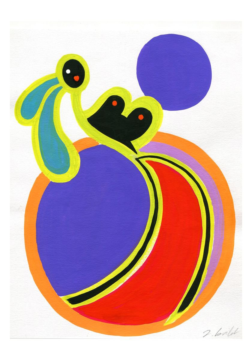 Expressive Painting , Rio-Carnaval-00 By Andre Baldet, 7 X 10, Artwork For Sale On Artfinder