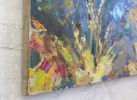 Summer sun over the sea