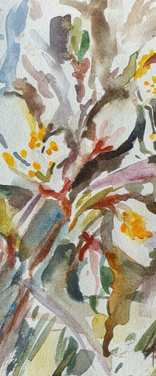 Flowering tree by Elena Lykhodid