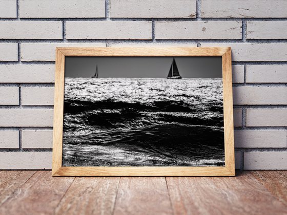 Two Sailboats | Limited Edition Fine Art Print 1 of 10 | 60 x 40 cm