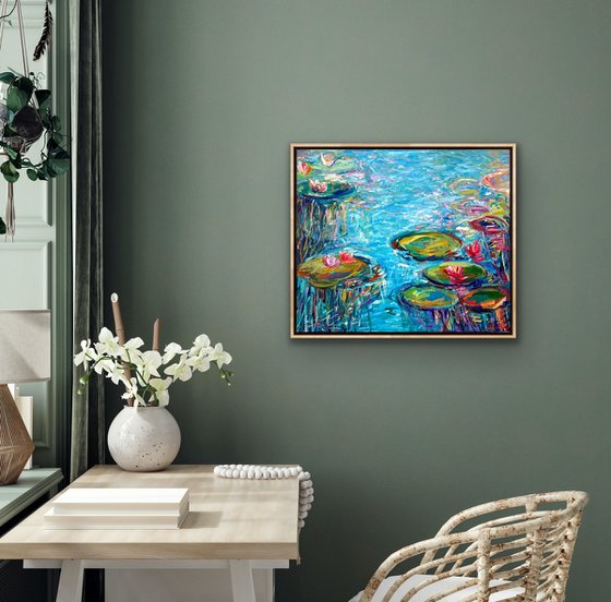 "Dancing reflections"