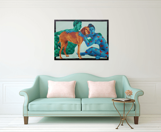 Couple and Dog 2