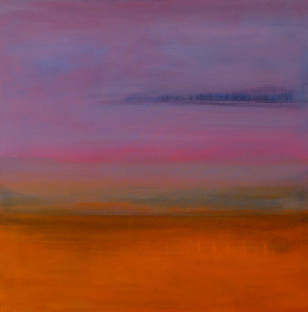 Abstract Acrylic Painting By Pier Maurizio Greco, 31 X 31", Attimo, Original Artwork