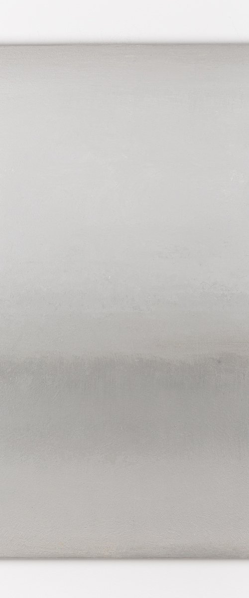 Grey abstract painting GR415 by Radek Smach