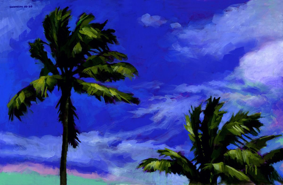 Coconut Palms 4 by Douglas Simonson