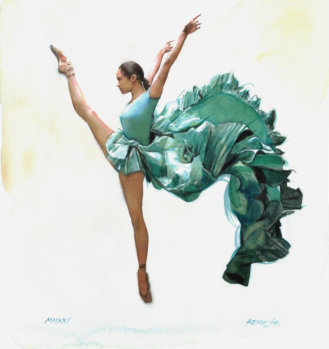 Ballet Dancer XCXVI by REME Jr.