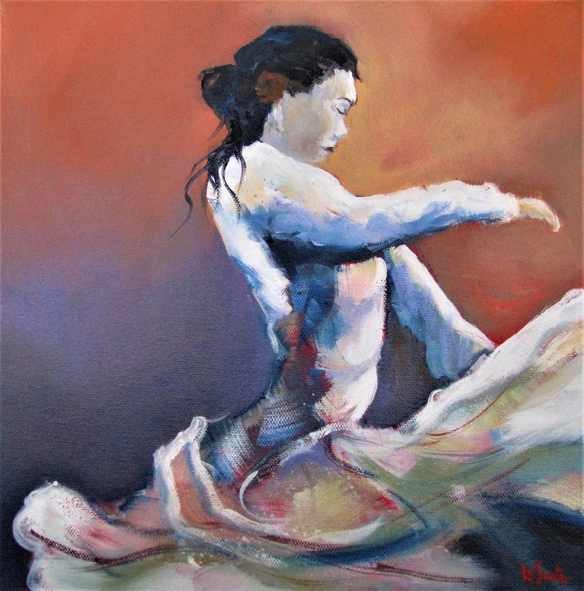 Sevillana dancer by Jean-Nol Le Junter