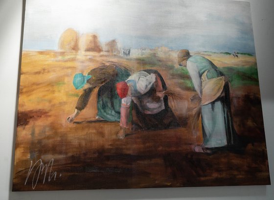 "The Gleaners" after Millet