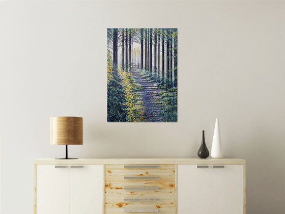 Late Autumn Forest Path