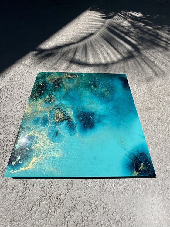 Golden Halo, Blue Depth #5