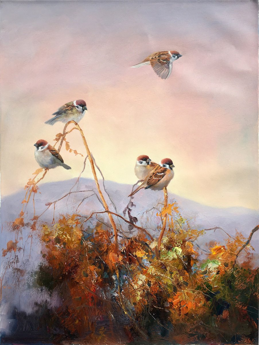 Photorealistic Oil Painting , Happy Time T292 By Kunlong Wang, 24 X 31, Artwork For Sale On Artfinder