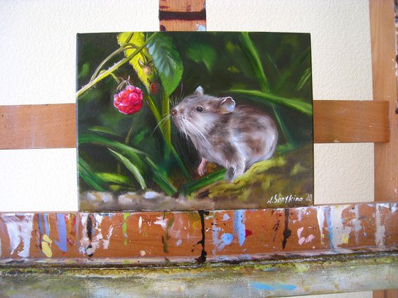 Mouse Painting Cute Animals