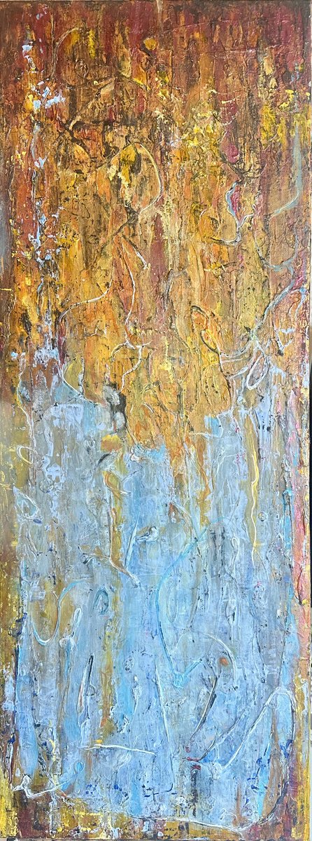  Yellow Lava By Misty Lady - M. Nierobisz, 12 X 31, Artwork For Sale On Artfinder