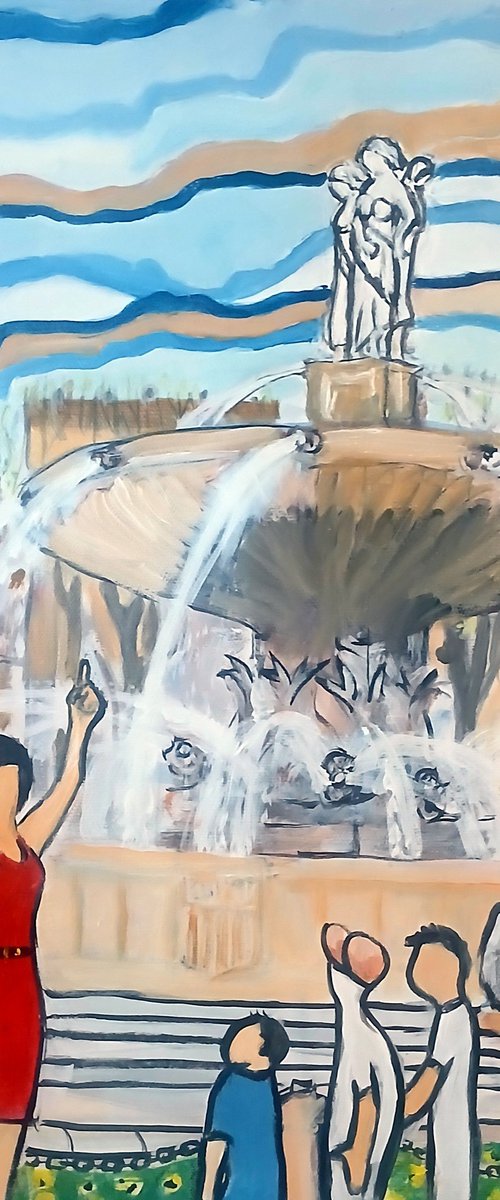 La fontaine - de La Rotonde by Chris Walker