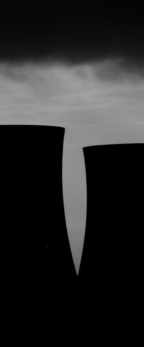 Cooling Towers at 'Didcot A' Power Station, Oxfordshire, England [Also available unframed] by Charles Brabin