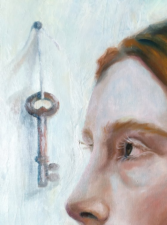 PORTRAIT OF WOMAN  "The Key"