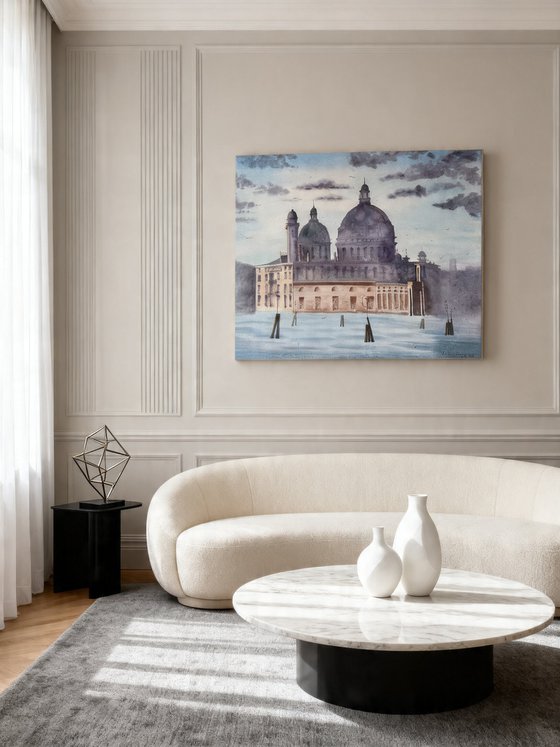 Warm Foggy Sunrise in Venice