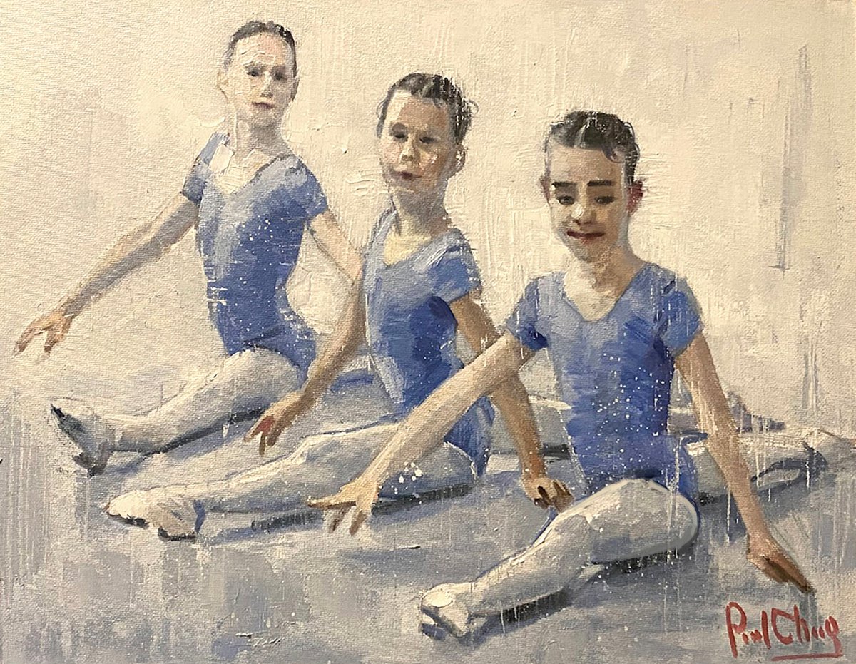 Three Girl Dancers by Paul Cheng