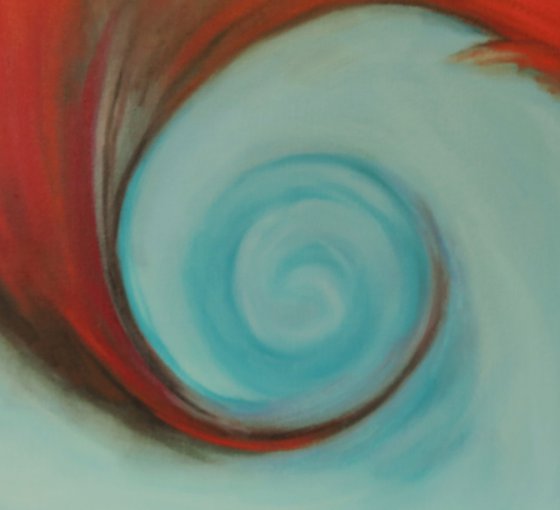Red and Turquoise
