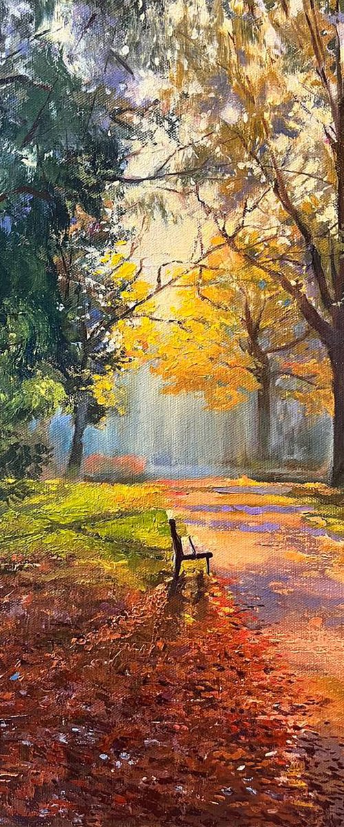 Autumn morning by Vitalii Sandula