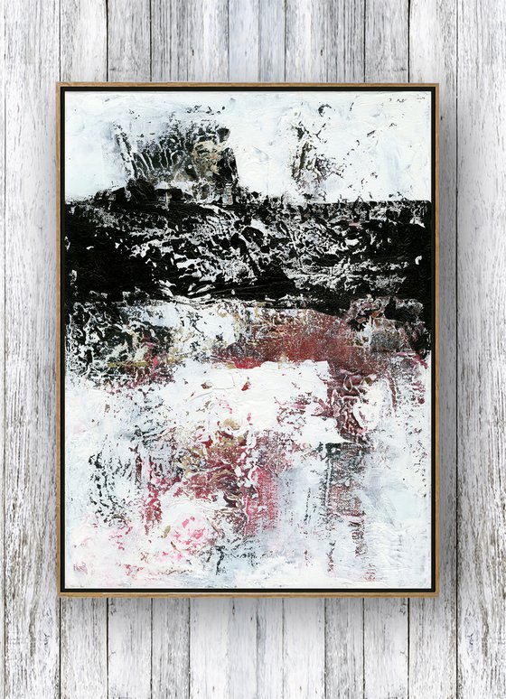 Begin The Journey 8  - Abstract Textured Painting  by Kathy Morton Stanion