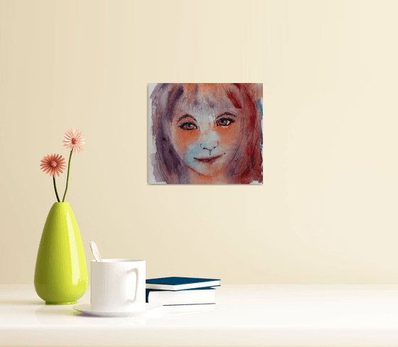 Portrait of a Girl  / Original Painting