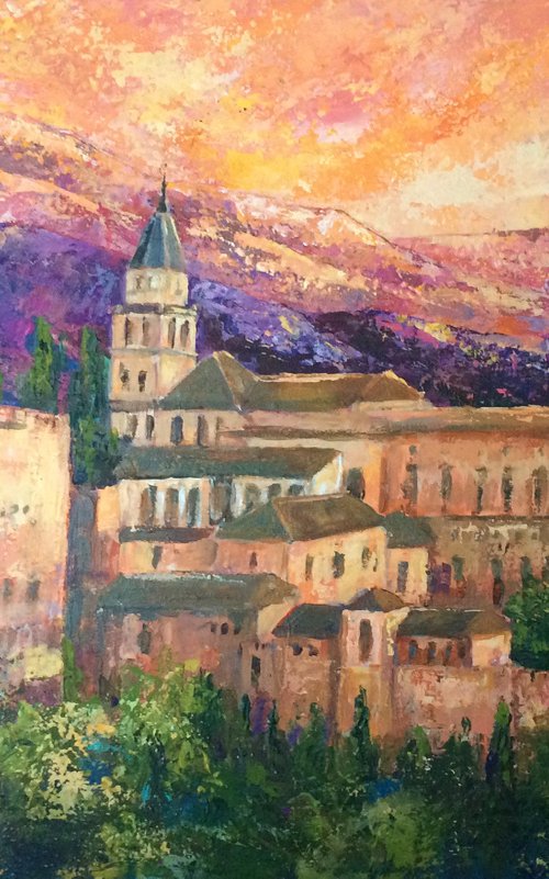 Granada Sunset by Colette Baumback