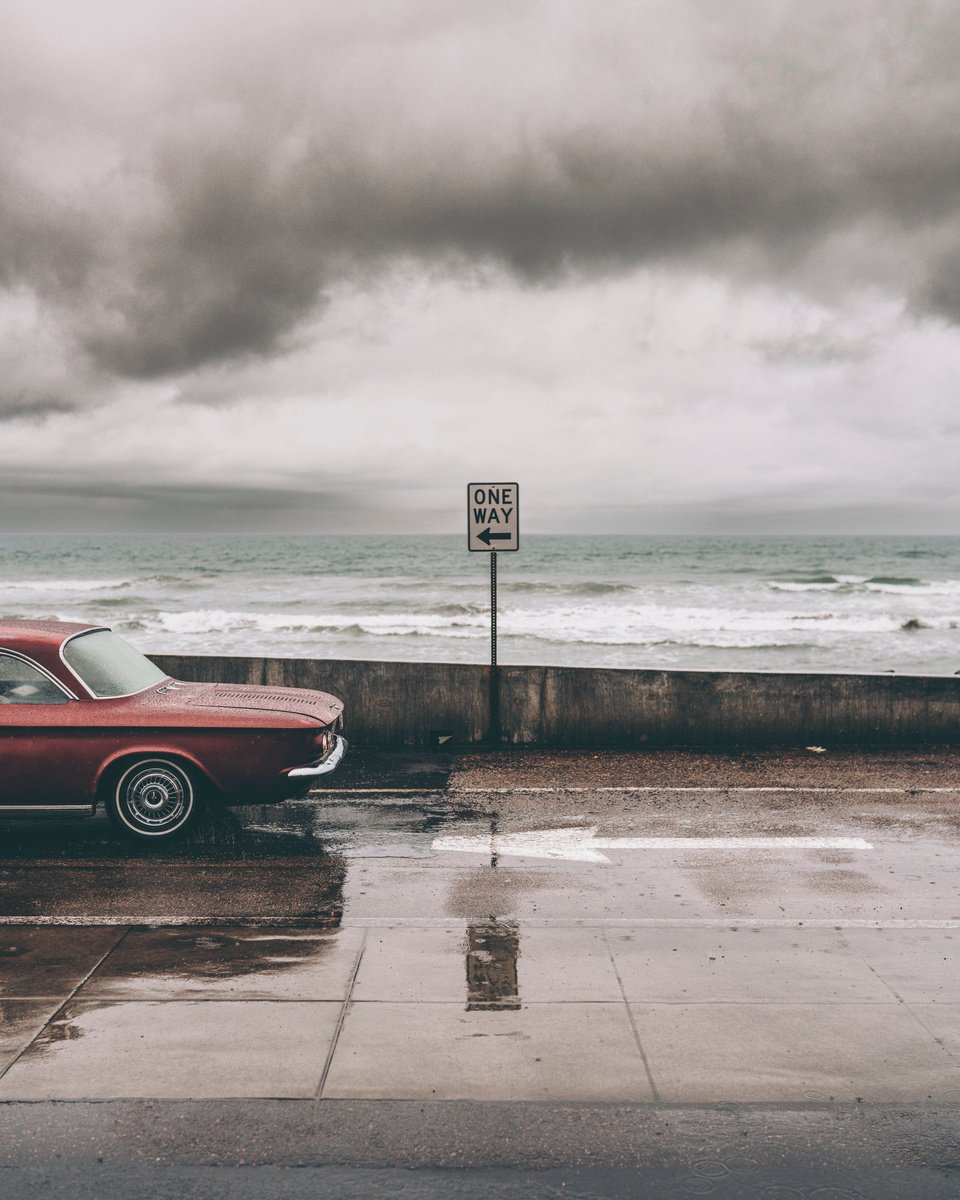 Transport Photograph By Jens Ochlich, 11 X 17, One-Way Corvair, Original Artwork