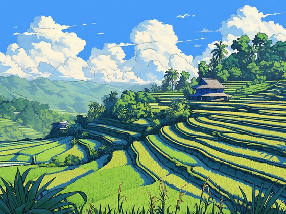 Rice terraces