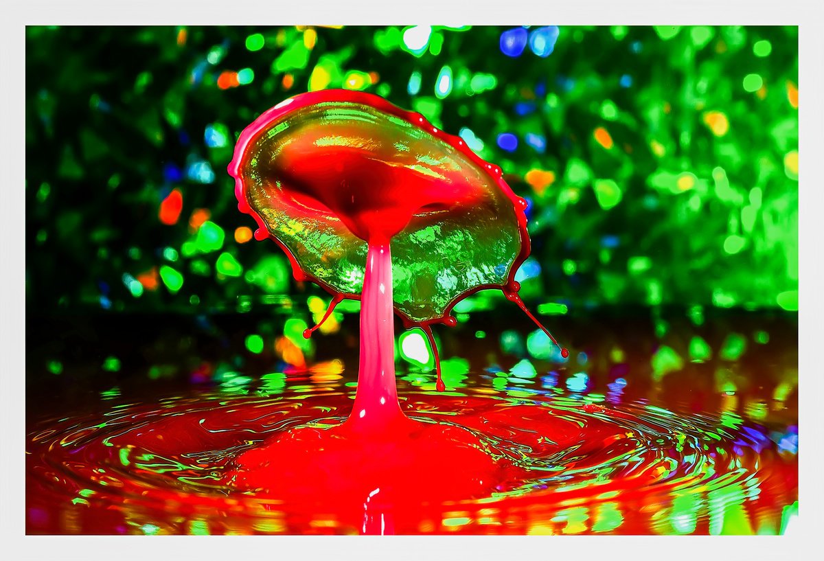 ’Alien Spore’  - Liquid Art Waterdrop Collection by Michael McHugh