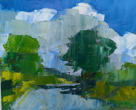 Landscape with trees