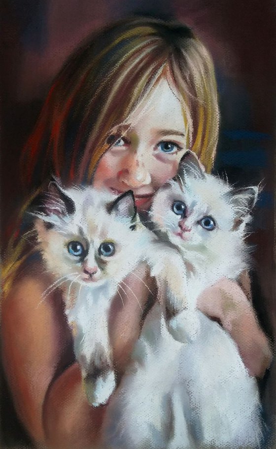 White kittens