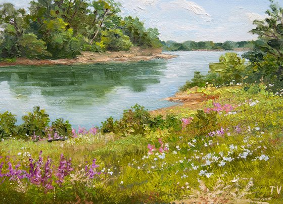 River landscape.
