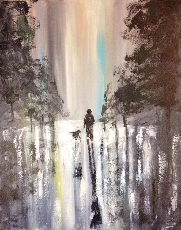 A Walk In The Rain With My Best Friend Artfinder