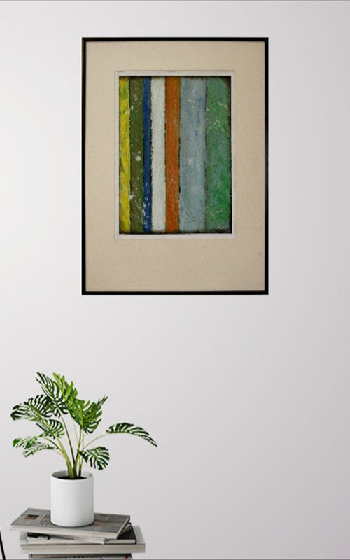 Abstract Variations # 84. Matted and framed. by Rumen Spasov