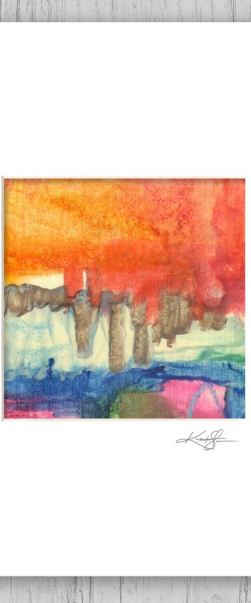 Encaustic Abstract 74 by Kathy Morton Stanion