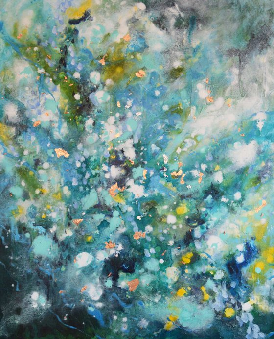 Unknown Voyage II - 30" x 24" Original Abstract Painting