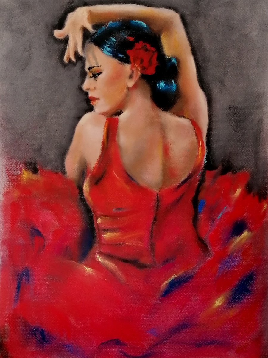 Flamenco Dancer 58 by Susana Zarate