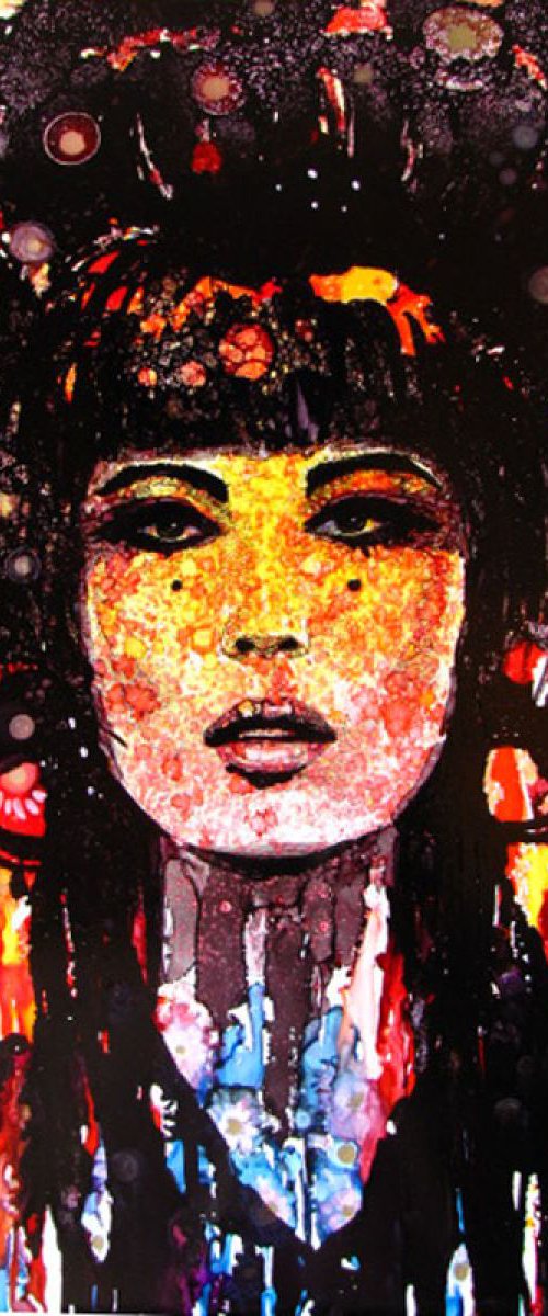"Psychedelic Geisha" by Raffaella Bertolini