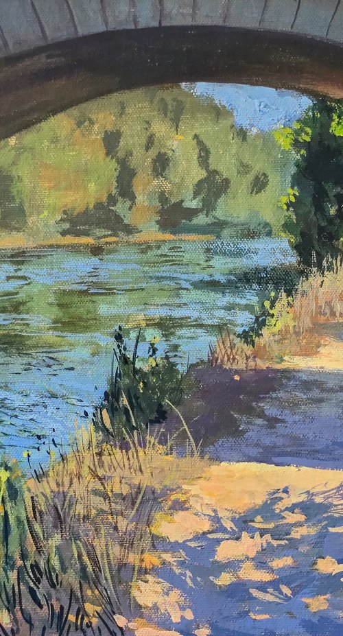A quiet path to Nogent-sur-Seine by Diego Sinani Stepanian
